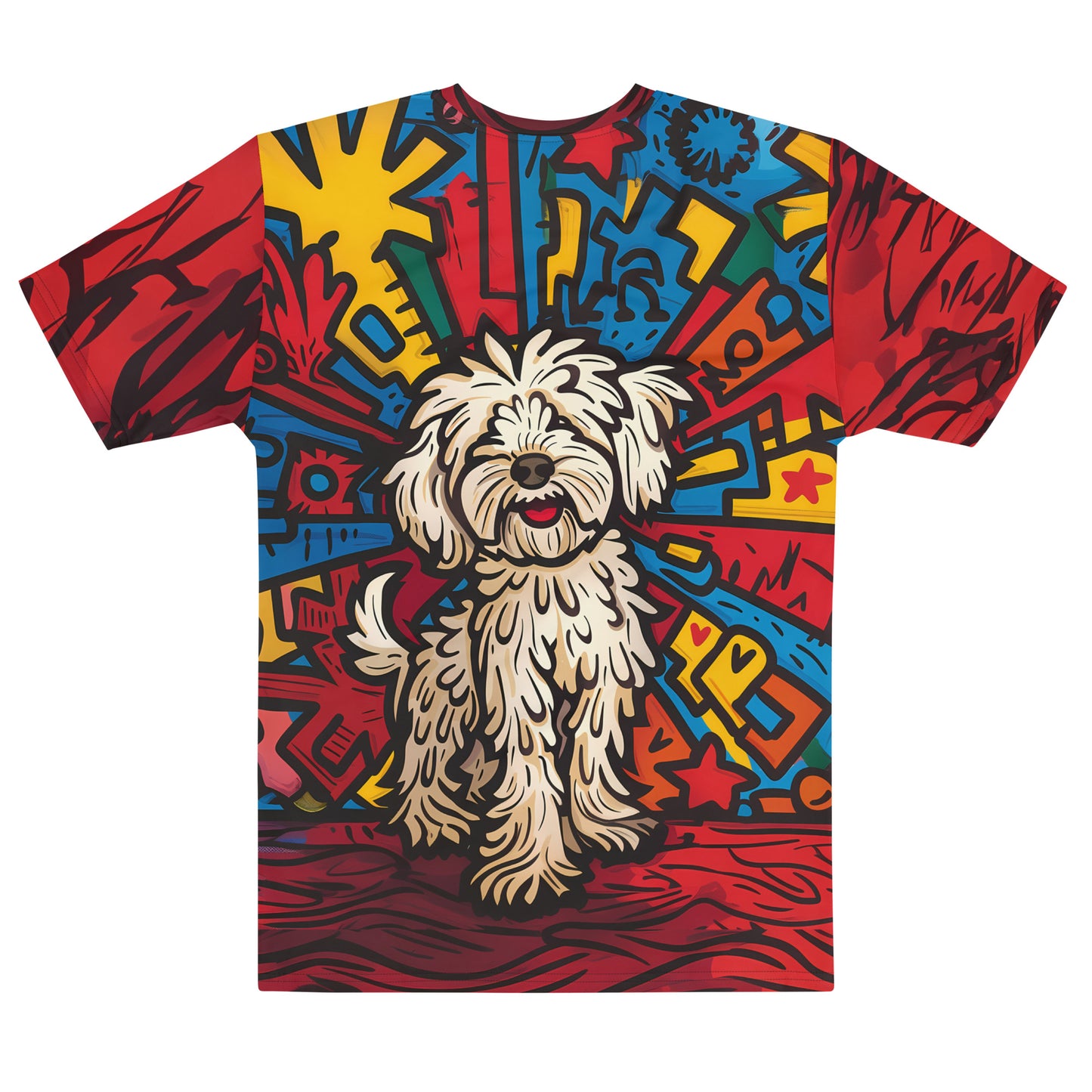 Street Art Coton de Tulear Mid-Weight T-Shirt