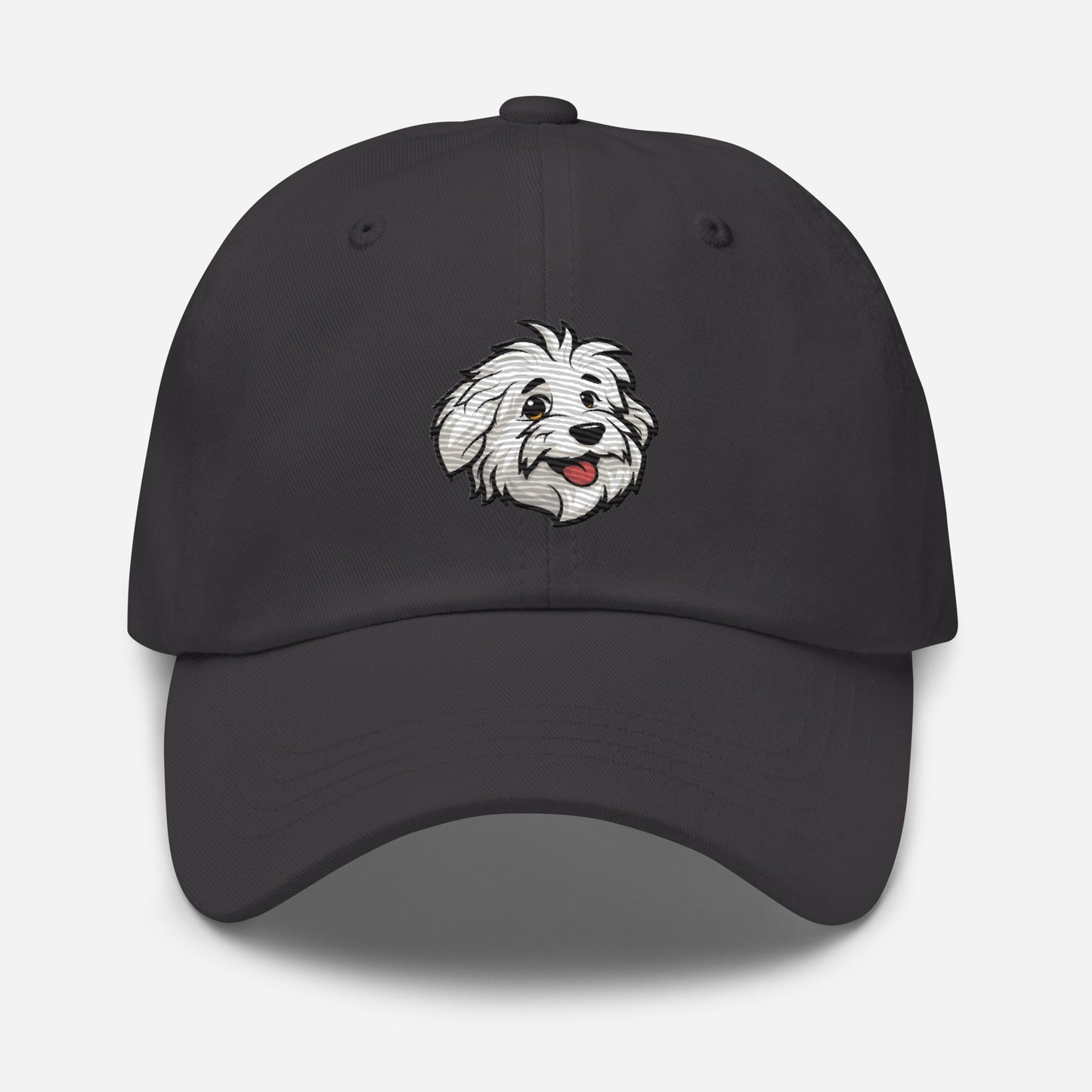 Baseball Hat with the Coton de Tulear Shop logo embroidered. 