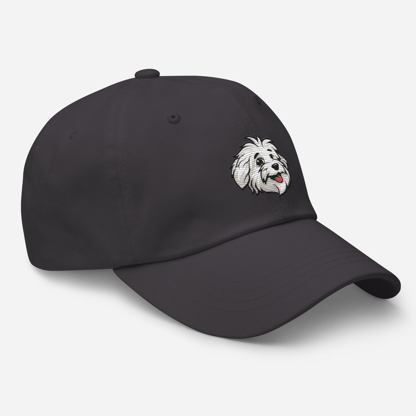 Baseball Hat with the Coton de Tulear Shop logo embroidered. 