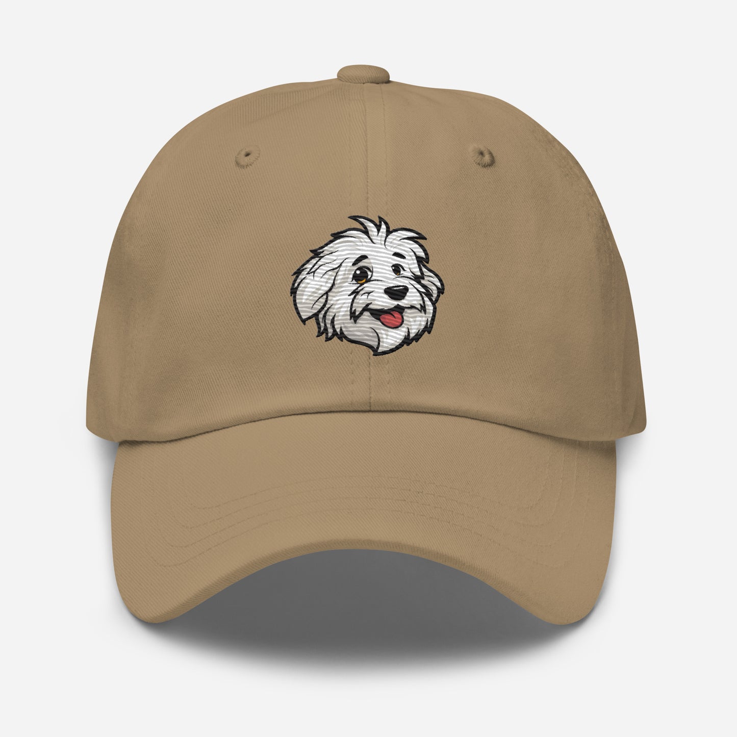 Baseball Hat with the Coton de Tulear Shop logo embroidered. 