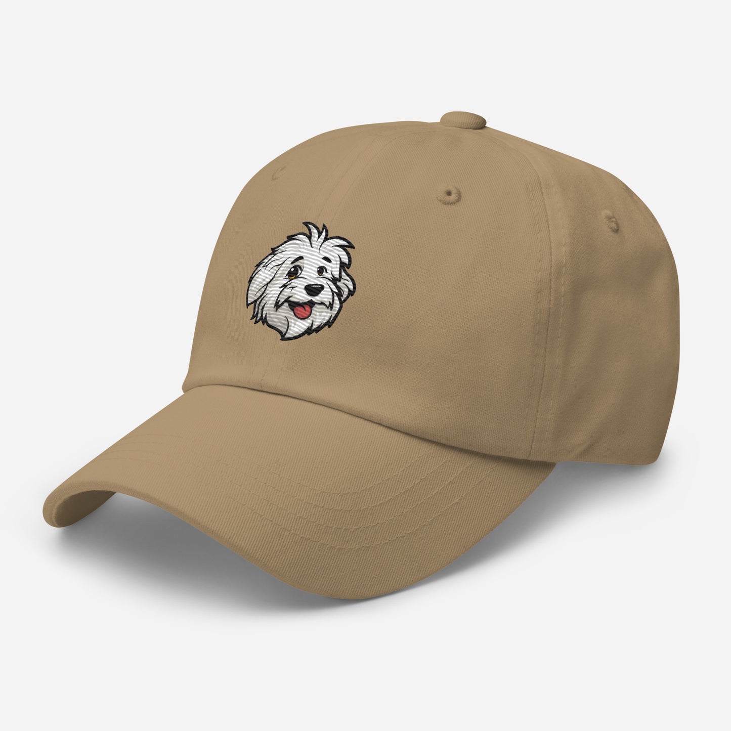 Baseball Hat with the Coton de Tulear Shop logo embroidered. 