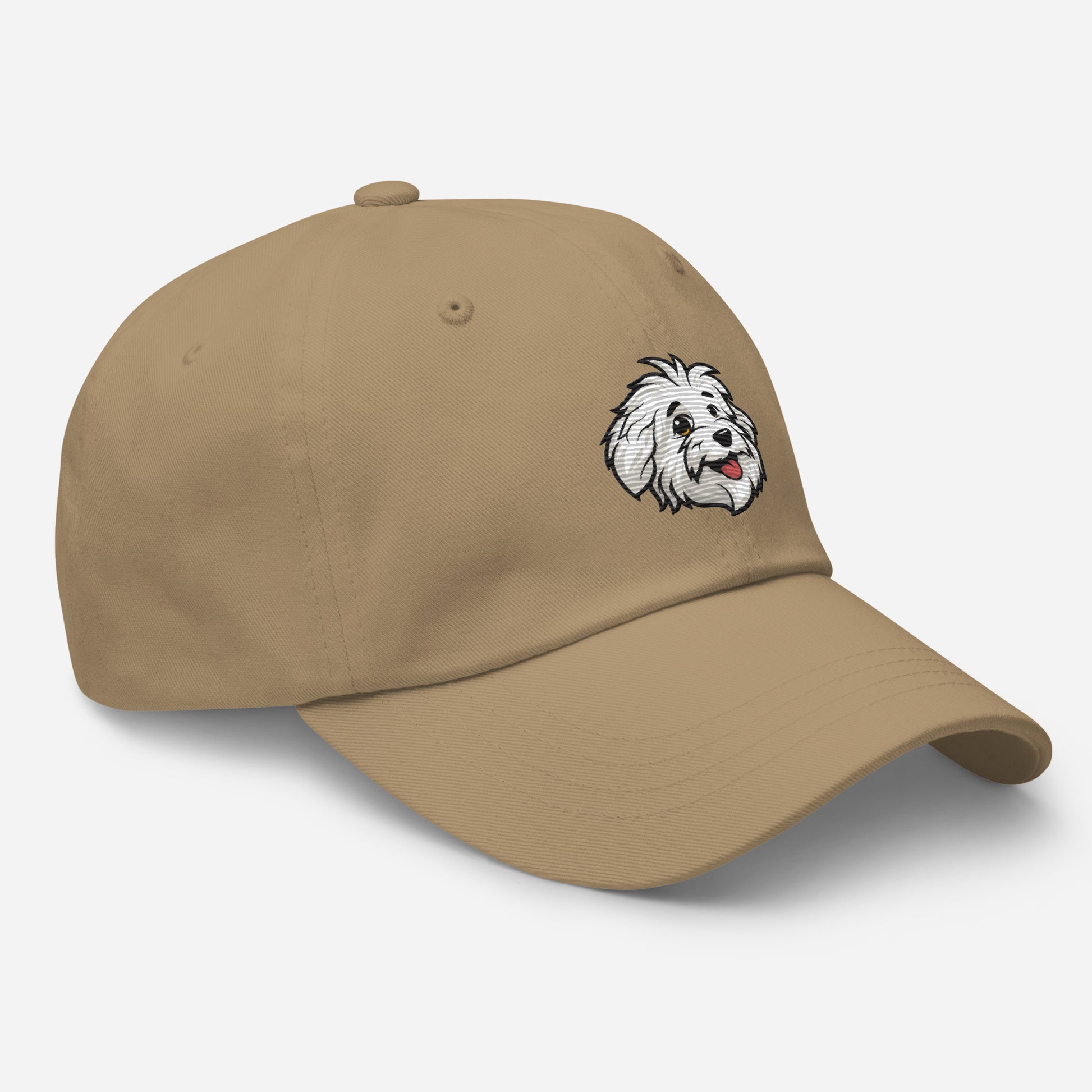 Baseball Hat with the Coton de Tulear Shop logo embroidered. 