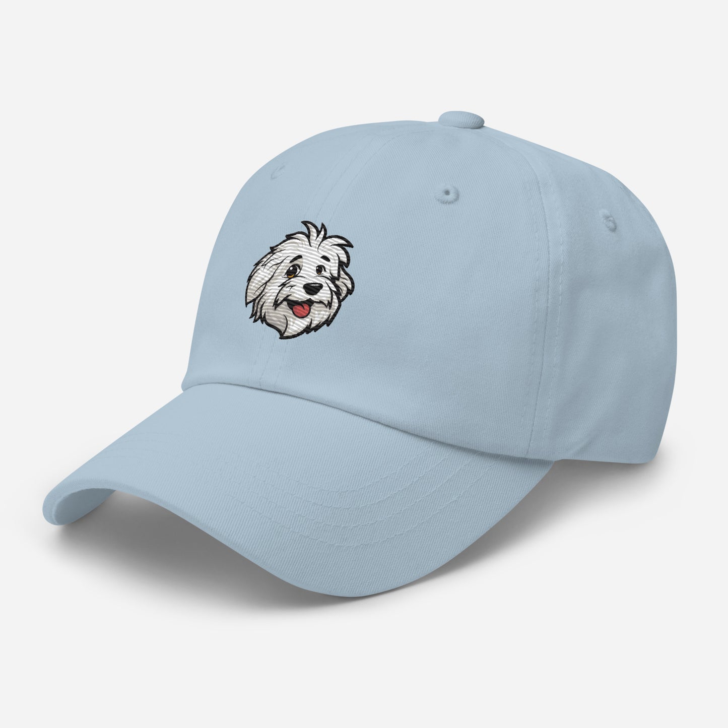 Baseball Hat with the Coton de Tulear Shop logo embroidered. 