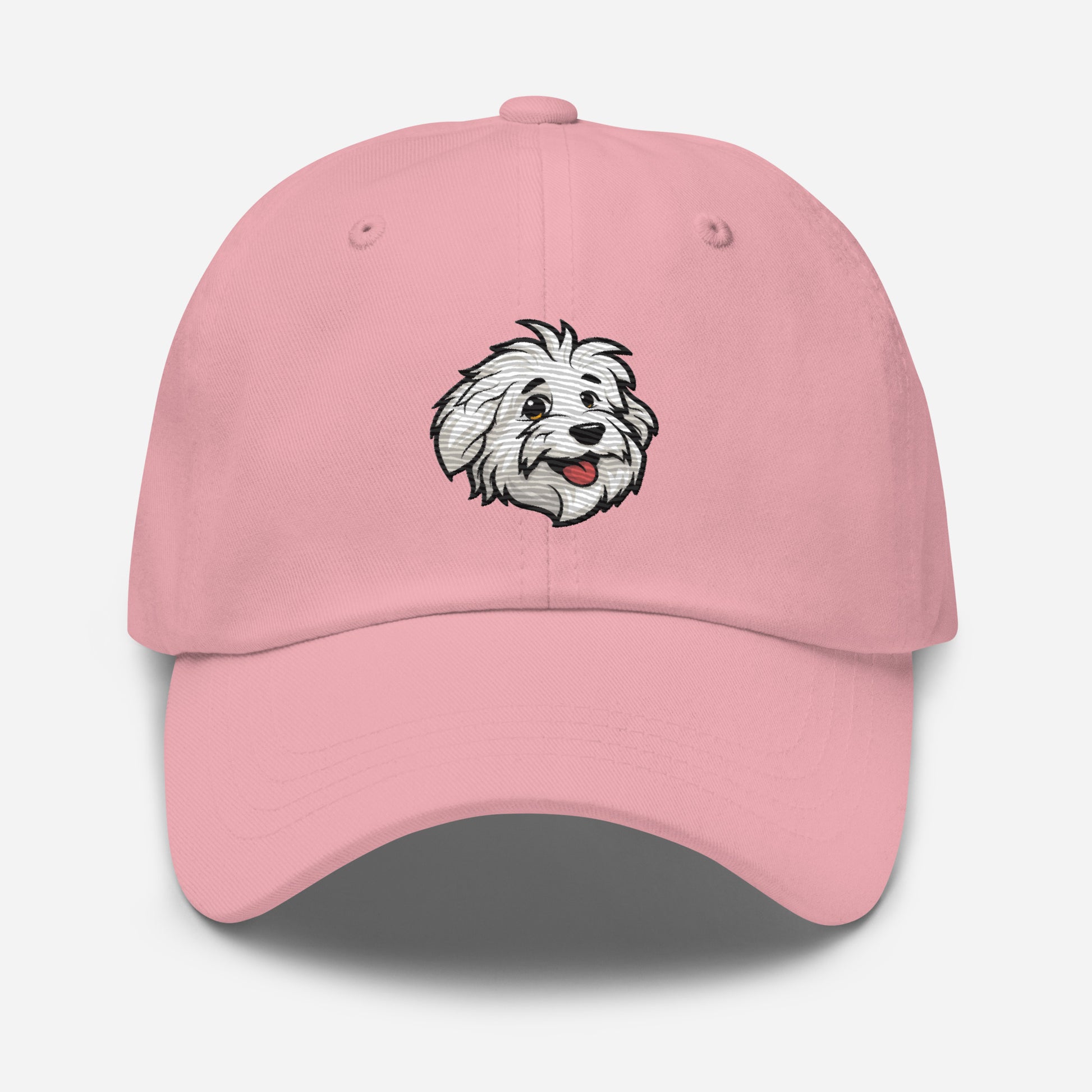 Baseball Hat with the Coton de Tulear Shop logo embroidered. 