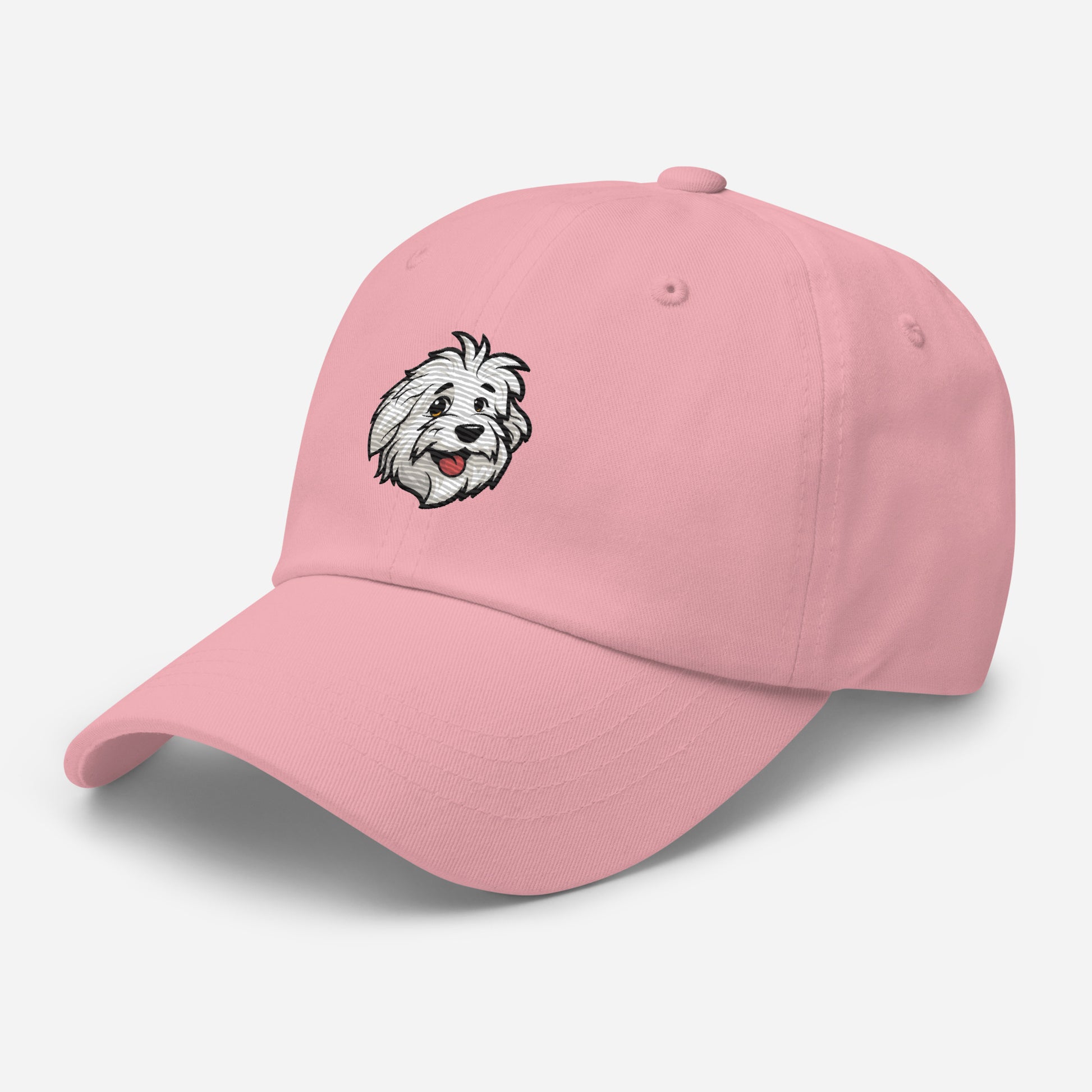 Baseball Hat with the Coton de Tulear Shop logo embroidered. 