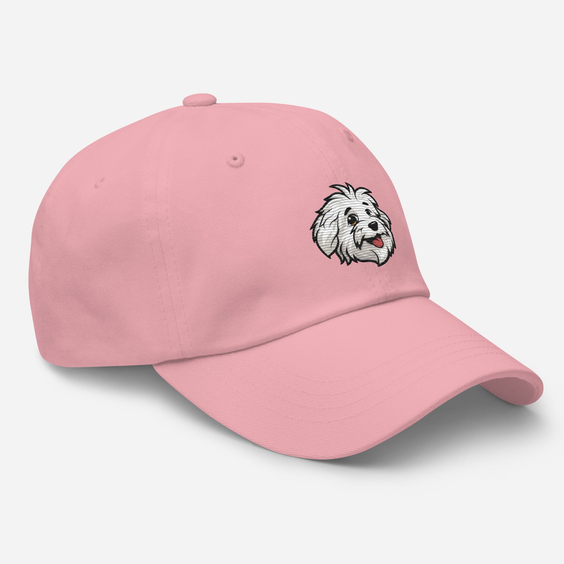 Baseball Hat with the Coton de Tulear Shop logo embroidered. 