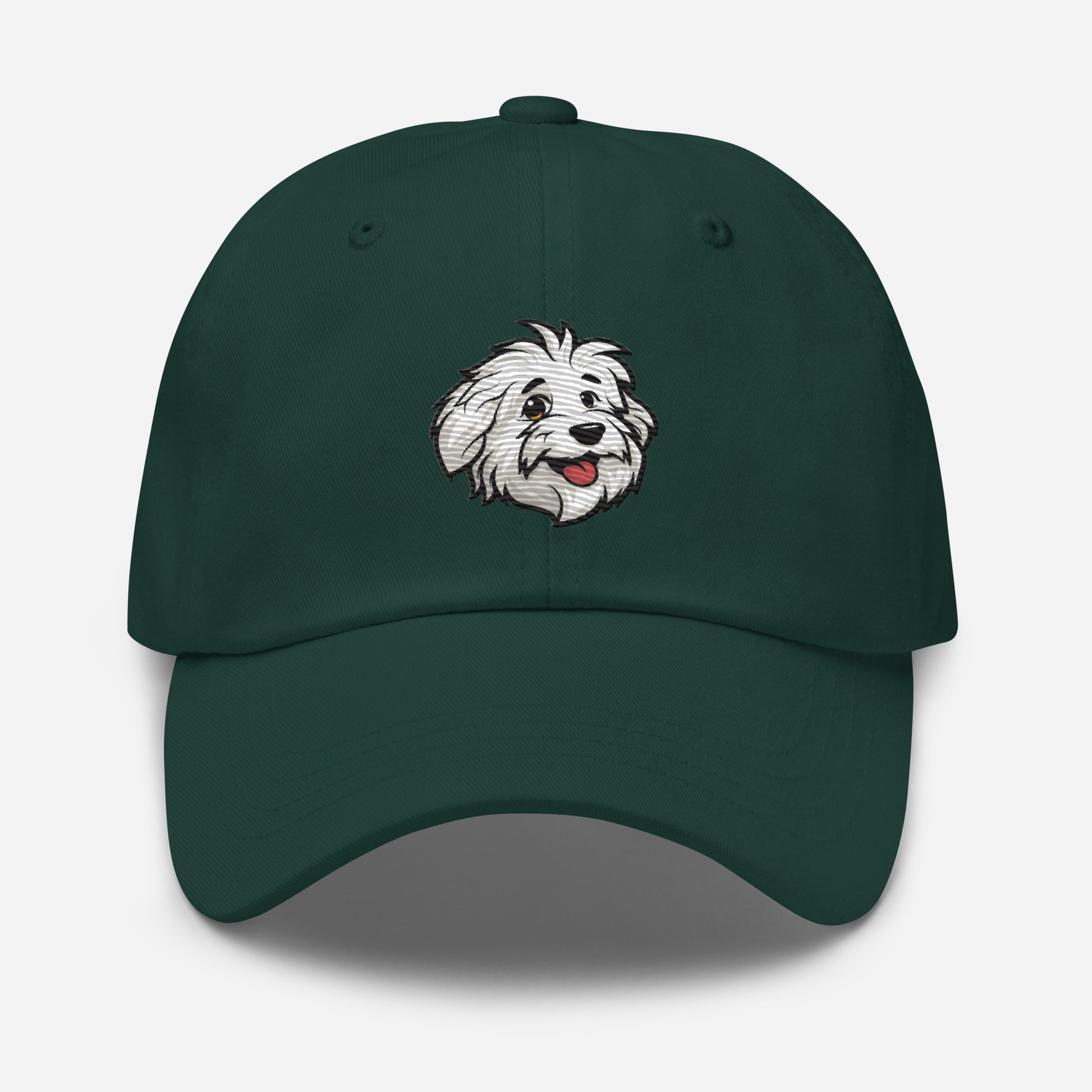 Baseball Hat with the Coton de Tulear Shop logo embroidered. 