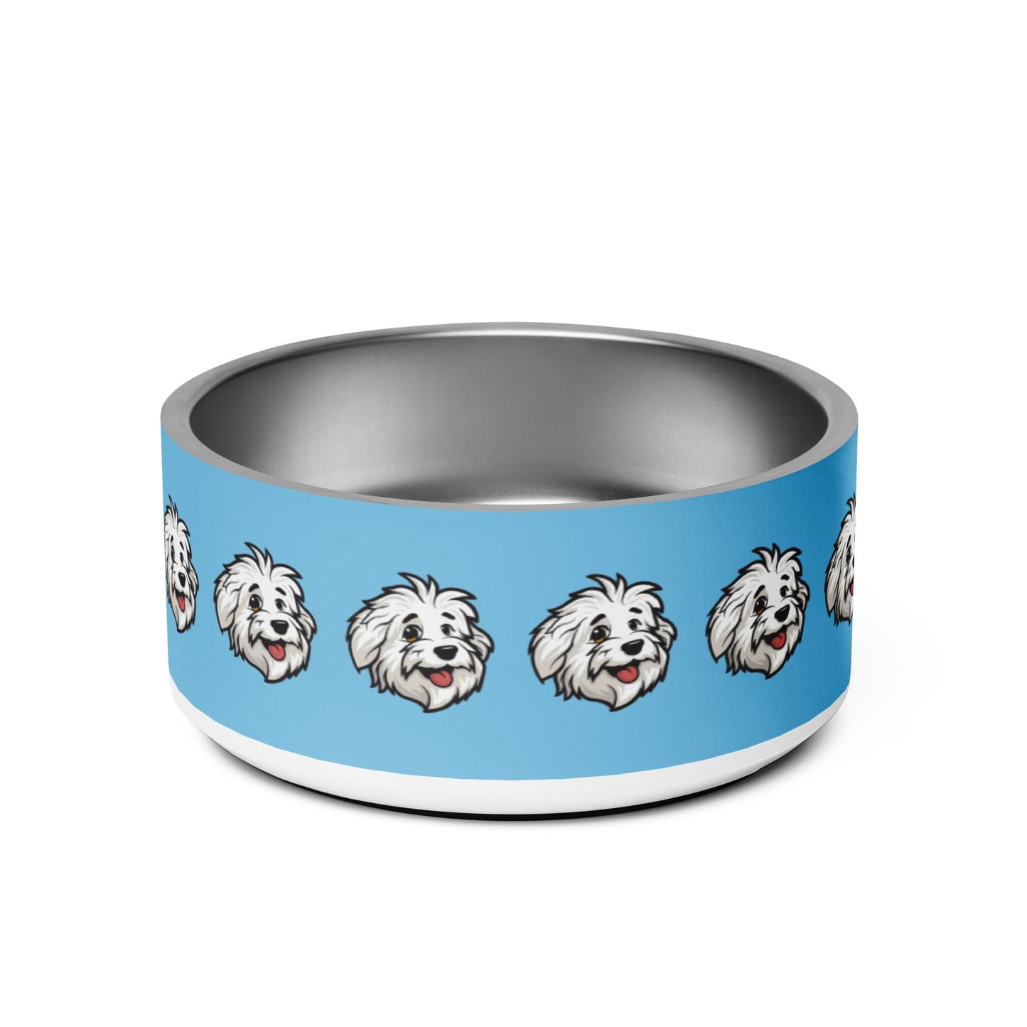 Sebastian's Fluffy Bites: Anti-Slip Coton de Tulear Dog Bowl