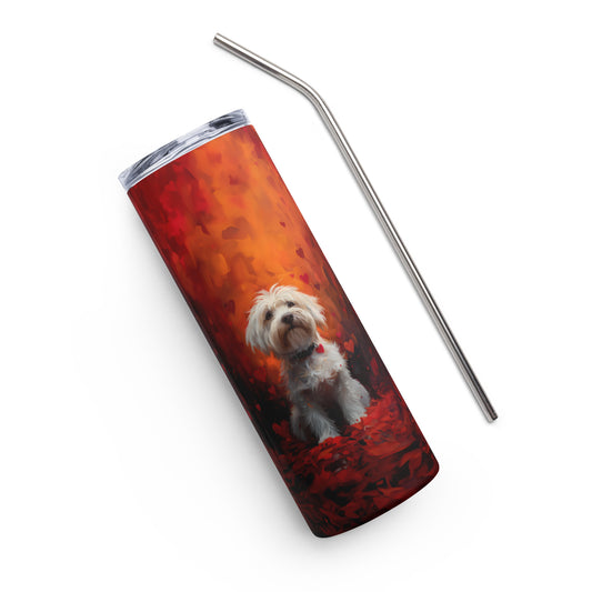 Furever Love: Coton de Tulear Companion Stainless Steel Tumbler