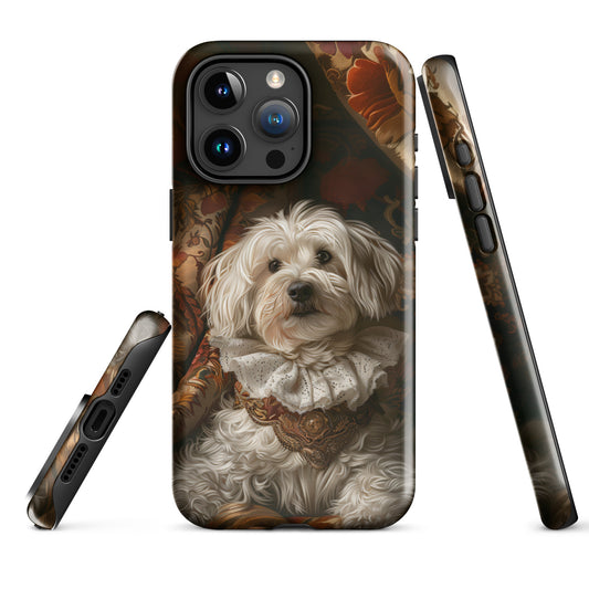 Coton de Tulear Monarch: Majestic Tough iPhone Case